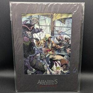 Assassins Creed IV Black Flag Cel Art Limited Edition 1 of 31,500 w/ COA in Bag